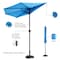 Villacera 9ft Half Umbrella, Blue 83-OUT5460 - alternate 2
